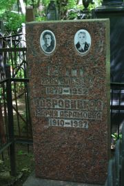 Добровицкая Мария Абрамовна, Москва, Востряковское кладбище