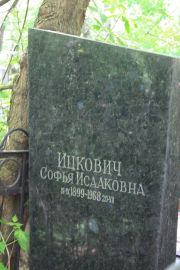 Ицкович Софья Исааковна, Москва, Востряковское кладбище