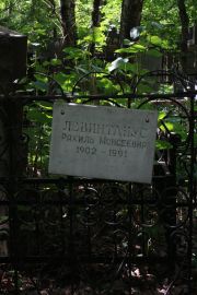 Левинтанус Рахиль Моисеевна, Москва, Востряковское кладбище
