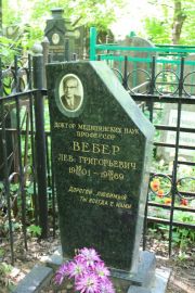 Вебер Лев Григорьевич, Москва, Востряковское кладбище
