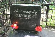 Рабинович Макс Владимирович, Москва, Востряковское кладбище