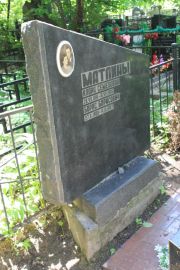 Матлина Клара Семеновна, Москва, Востряковское кладбище