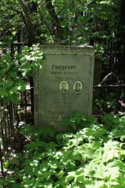 Гинзбург Мария Исаевна, Москва, Востряковское кладбище