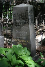 Свердлова И. Г., Москва, Востряковское кладбище