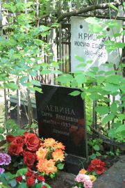 Кришул Иосиф Евсеевич, Москва, Востряковское кладбище
