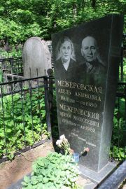 Межеровский Абрам Моисеевич, Москва, Востряковское кладбище