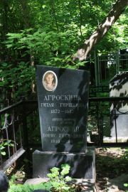 Агроскин Борис Геселевич, Москва, Востряковское кладбище