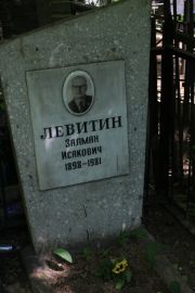 Левитин Залман Исакович, Москва, Востряковское кладбище