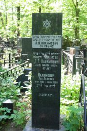 Нахимович П. Я., Москва, Востряковское кладбище