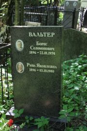 Вальтер Борис Соломонович, Москва, Востряковское кладбище
