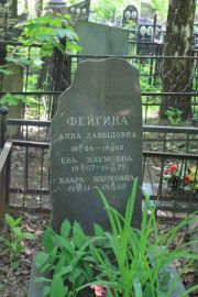 Фейгина Анна Давыдовна, Москва, Востряковское кладбище