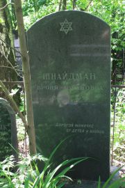 Шнайдман Броня Абрамовна, Москва, Востряковское кладбище