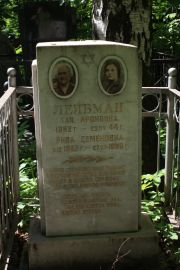 Лейбман Хая Ароновна, Москва, Востряковское кладбище
