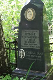 Любарская Дуня Ефремовна, Москва, Востряковское кладбище
