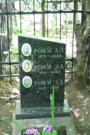 Ромм А. З., Москва, Востряковское кладбище
