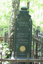 Острая К. Л., Москва, Востряковское кладбище