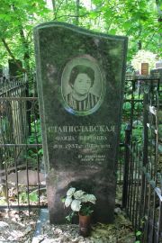 Станиславская Фаина Петровна, Москва, Востряковское кладбище