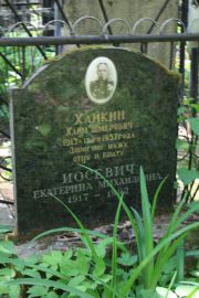 Хайкин Хаим Шмерович, Москва, Востряковское кладбище