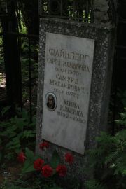 Файнберг Сарра Ильинична, Москва, Востряковское кладбище