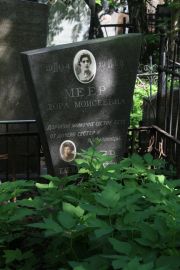 Меер Дора Моисеевна, Москва, Востряковское кладбище