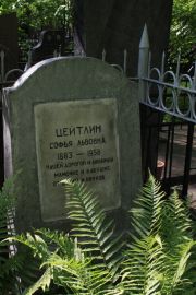 Цейтлин Софья Львовна, Москва, Востряковское кладбище