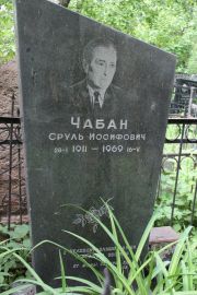 Чабан Сруль Иосифович, Москва, Востряковское кладбище