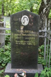 Михлина Софья Михайловна, Москва, Востряковское кладбище
