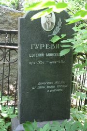Гуревич Евгений Моисеевич, Москва, Востряковское кладбище
