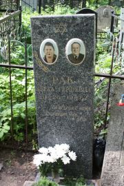 Рак Берта Гершевна, Москва, Востряковское кладбище