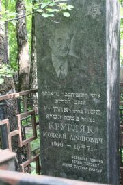 Кругляк Моисей Аронович, Москва, Востряковское кладбище
