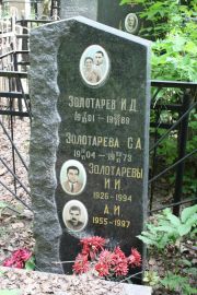 Золотарев И. Д., Москва, Востряковское кладбище