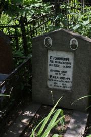 Рубанович Абрам Маркович, Москва, Востряковское кладбище