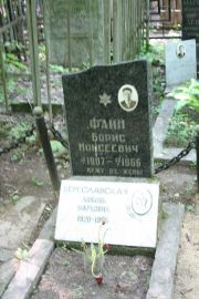 Файн Борис Моисеевич, Москва, Востряковское кладбище
