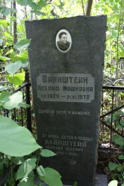 Вайнштейн Нехомо Мошковна, Москва, Востряковское кладбище