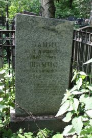 Шамис ?нта Мордковна, Москва, Востряковское кладбище
