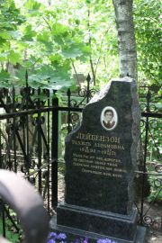Лейбензон Рахиль Абрамовна, Москва, Востряковское кладбище