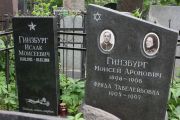 Гинзбург Исаак Моисеевич, Москва, Востряковское кладбище