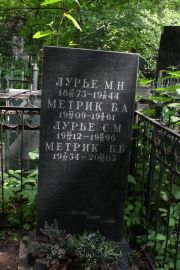 Лурье М. Н., Москва, Востряковское кладбище