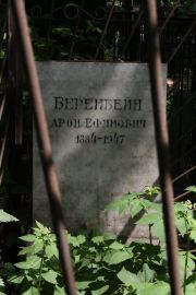 Беренбейн Арон Ефимович, Москва, Востряковское кладбище