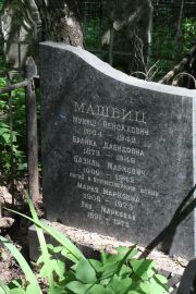 Машбиц Муниш Пейсахович, Москва, Востряковское кладбище