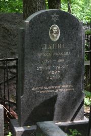 Лапис Броха Львовна, Москва, Востряковское кладбище