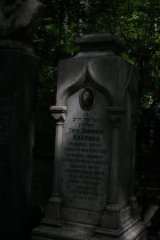 Карлина Гита Хаимовна, Москва, Востряковское кладбище