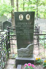 Герцман Иосиф Самойлович, Москва, Востряковское кладбище