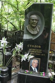 Столов Александр Давидович, Москва, Востряковское кладбище