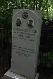 Род Э. Ш., Москва, Востряковское кладбище