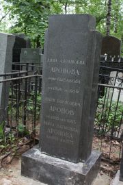 Аронова-Рыбакова Дина Абрамовна, Москва, Востряковское кладбище