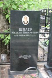 Шпаер Михель Пинхусович, Москва, Востряковское кладбище