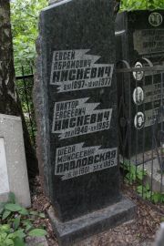 Нисневич Евсей Абрамович, Москва, Востряковское кладбище