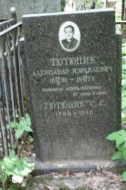 Тютюник Александр Израилевич, Москва, Востряковское кладбище
