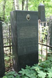 Шендерович Израиль Александрович, Москва, Востряковское кладбище